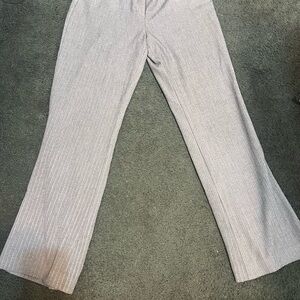EXPRESS Gray Pinstripe Pants